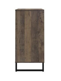 SWIFT Emerson Ready Assembled 5 Drawer Tallboy -Oleu Furniture Shop VNOH6 SQ6 0000014817 VINTAGE OAK SLd2