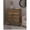SWIFT Emerson Ready Assembled 5 Drawer Chest -Oleu Furniture Shop VNOH7 SQ2 0000014817 VINTAGE OAK SLf