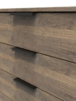 SWIFT Emerson Ready Assembled 5 Drawer Chest -Oleu Furniture Shop VNOH7 SQ4 0000014817 VINTAGE OAK SLd