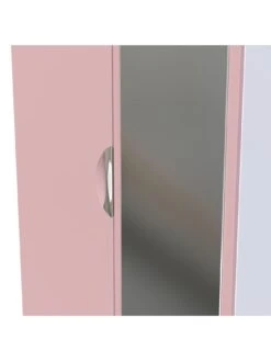 SWIFT Alva Ready Assembled 2 Door Mirrored Wardrobe -Oleu Furniture Shop VNOHG SQ4 0000000063 PINK SLd