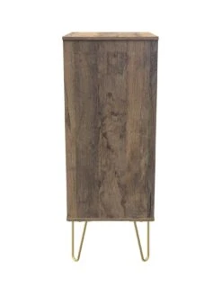 SWIFT Andie Ready Assembled 5 Drawer Tallboy -Oleu Furniture Shop VNOHL SQ6 0000000013 WHITE SLd2