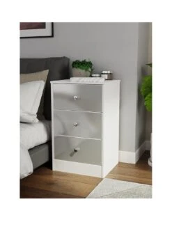 SWIFT Verity Ready Assembled 3 Drawer Bedside Cabinet