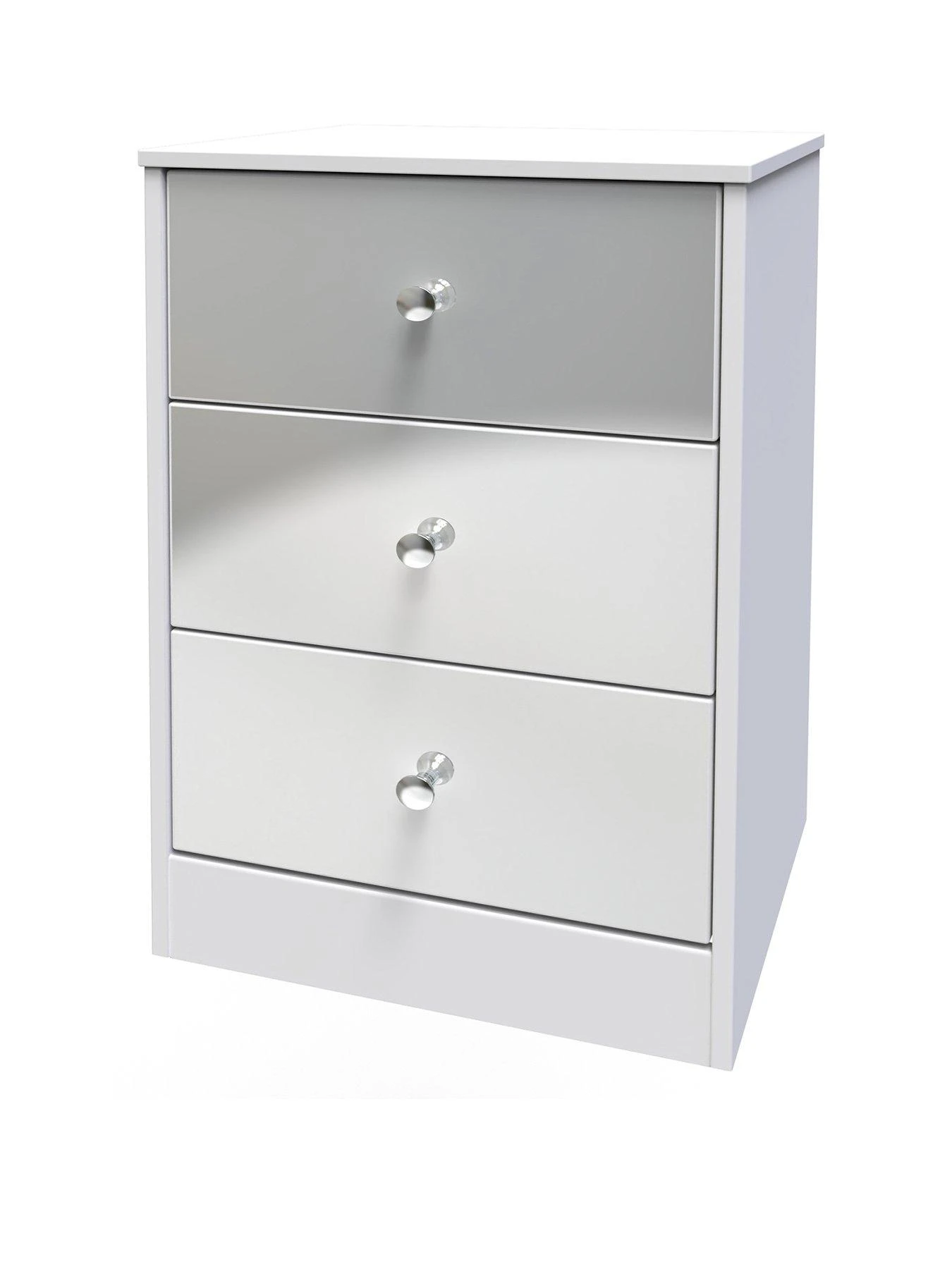 SWIFT Verity Ready Assembled 3 Drawer Bedside Cabinet 4 SWIFT Verity Ready Assembled 3 Drawer Bedside Cabinet - Image 2