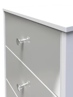 SWIFT Verity Ready Assembled 3 Drawer Bedside Cabinet 9 SWIFT Verity Ready Assembled 3 Drawer Bedside Cabinet -Oleu Furniture Shop VNOIL SQ4 0000000563 GREY GLOSS SLd