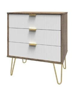 SWIFT Andie Ready Assembled 3 Drawer Chest 10 SWIFT Andie Ready Assembled 3 Drawer Chest -Oleu Furniture Shop VNOIY SQ3 0000000013 WHITE SLa