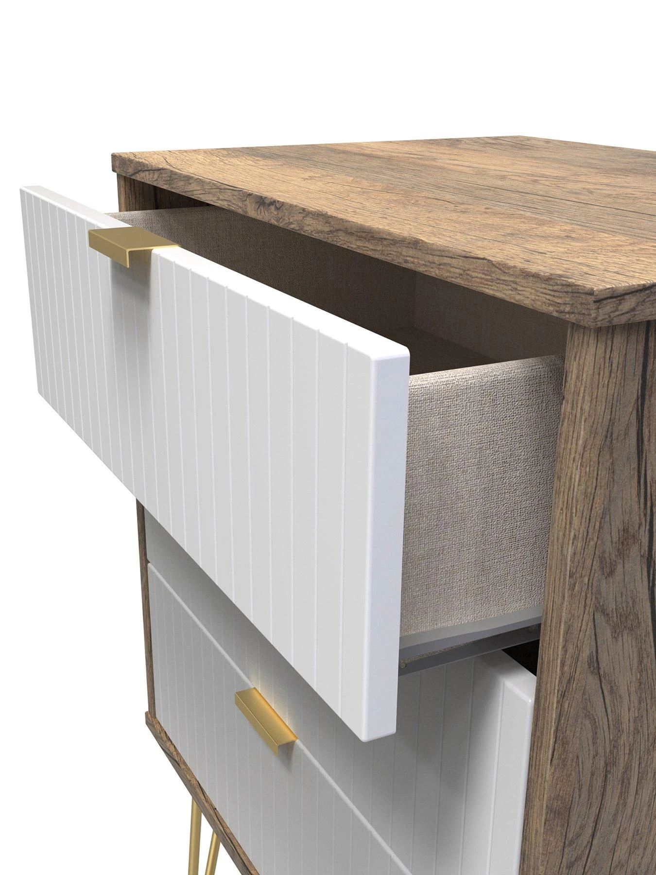 SWIFT Andie Ready Assembled 3 Drawer Chest 7 SWIFT Andie Ready Assembled 3 Drawer Chest - Image 5