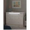 SWIFT Lumiere Ready Assembled 6 Drawer Wide Chest With Led Lights -Oleu Furniture Shop VNOJQ SQ2 0000000559 WHITE GLOSS SLf