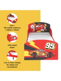 Disney Cars Lightning McQueen Toddler Car Bed -Oleu Furniture Shop VNU3A SQ5 0000000017 RED SLd1