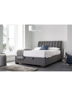 Logan Fabric Ottoman Bed With Mattress Options (Buy And SAVE!) 10 Logan Fabric Ottoman Bed With Mattress Options (Buy And SAVE!) -Oleu Furniture Shop VNZGF SQ3 0000000070 DARK GREY SLd