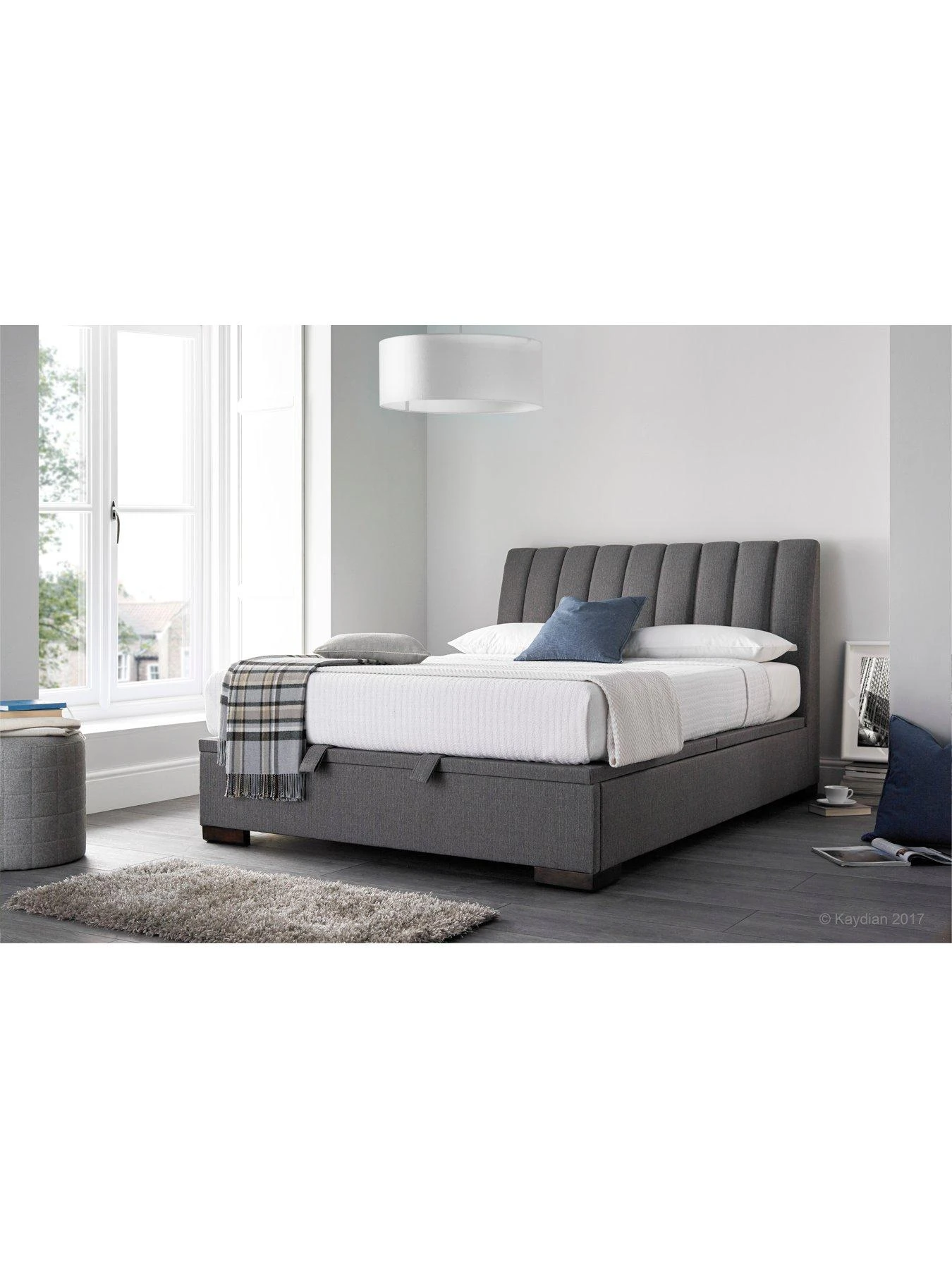 Logan Fabric Ottoman Bed With Mattress Options (Buy And SAVE!) 5 Logan Fabric Ottoman Bed With Mattress Options (Buy And SAVE!) - Image 3