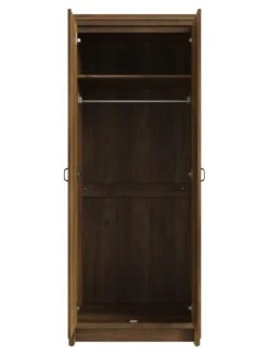GFW Boston 2 Door Wardrobe - Oak -Oleu Furniture Shop VNZXA SQ4 0000000006 OAK SLd