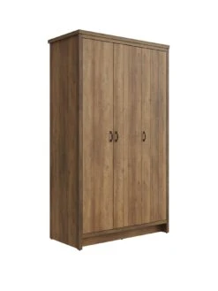 GFW Boston 3 Door Wardrobe - Oak -Oleu Furniture Shop VNZYP SQ3 0000000006 OAK SLa