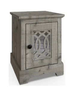 GFW Amelie Mirrored Bedside Chest -Oleu Furniture Shop VNZYS SQ3 0000000005 GREY SLa