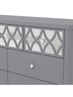 GFW Arianna 3 + 4 Chest Of Drawers -Oleu Furniture Shop VO4P1 SQ5 0000000005 GREY SLd1