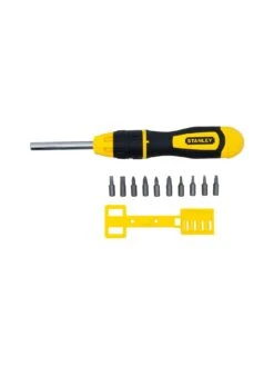 Stanley Multibit Ratcheting Screwdriver With 10 Bits -Oleu Furniture Shop VO7JF SQ3 0000000088 NO COLOR SLd1
