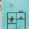 Premier Housewares Acero Bookcase -Oleu Furniture Shop VO7JP SQ1 0000000004 BLACK RSr