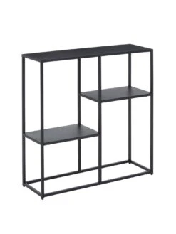 Premier Housewares Acero Bookcase 11 Premier Housewares Acero Bookcase -Oleu Furniture Shop VO7JP SQ3 0000000004 BLACK SLd