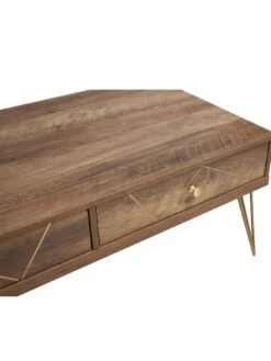 Premier Housewares Flori Coffee Table -Oleu Furniture Shop VO7KM SQ5 0000000143 BROWN SLd1