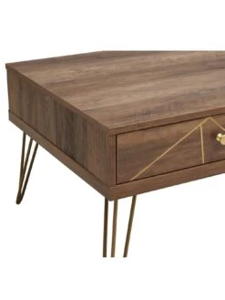 Premier Housewares Flori Coffee Table -Oleu Furniture Shop VO7KM SQ6 0000000143 BROWN SLd2
