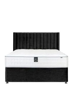 Airsprung Galleria 3000 Pocket Memory Divan -Oleu Furniture Shop VO8CO SQ2 0000000004 BLACK SLf
