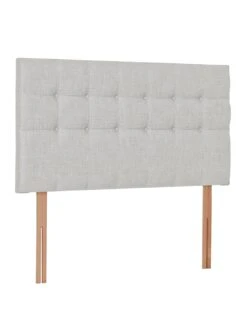 Airsprung Buttoned Headboard -Oleu Furniture Shop VO8EV SQ3 0000000215 LIGHT GREY SLa
