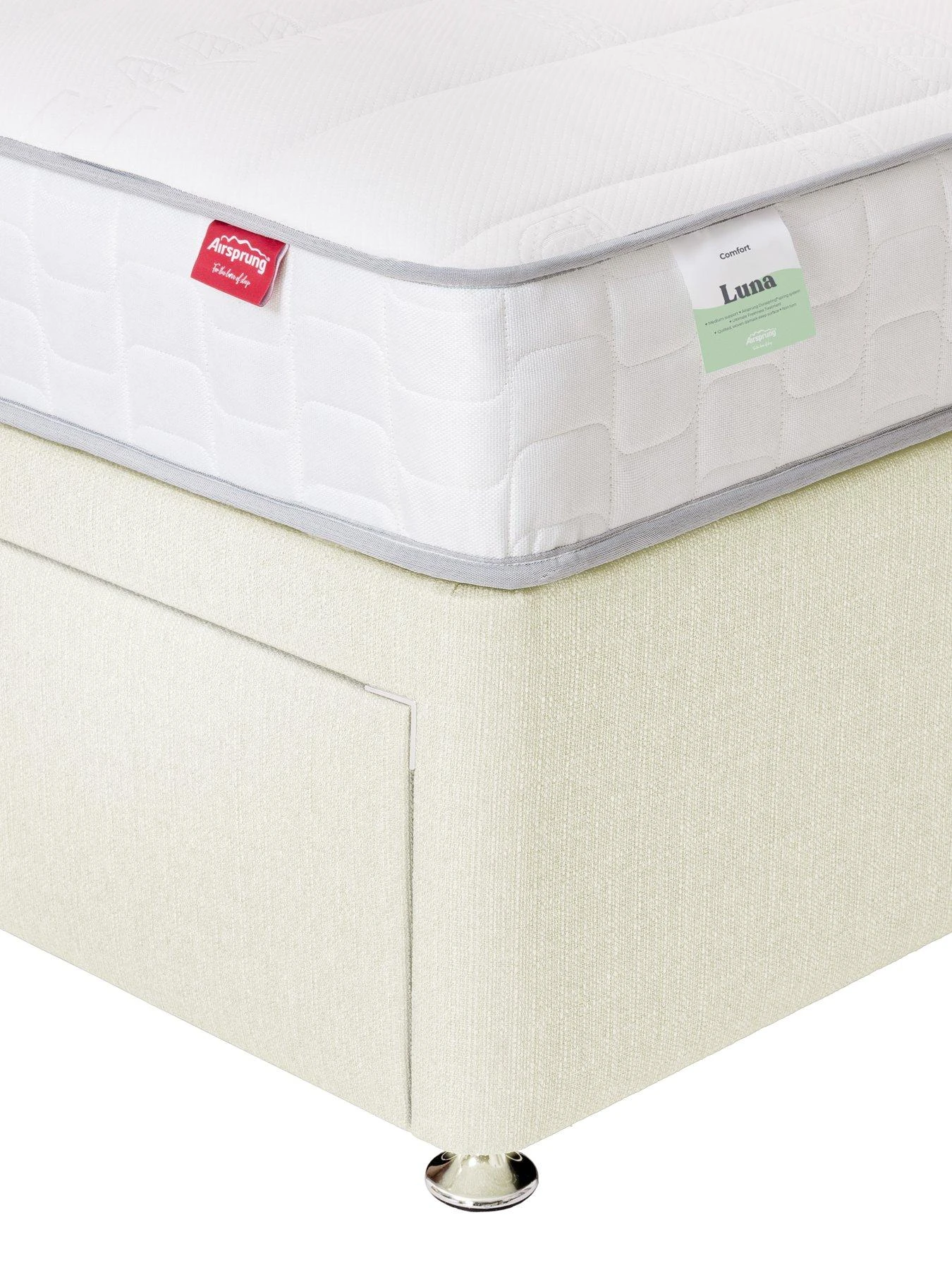 Airsprung Luna Comfort Quilted Divan 7 Airsprung Luna Comfort Quilted Divan - Image 5
