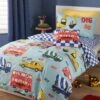 Bedlam On The Move Duvet Set Single - Blue -Oleu Furniture Shop VO8K0 SQ1 0000000020 BLUE RSr