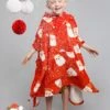 Bedlam Jolly Santa Sherpa Poncho - Red -Oleu Furniture Shop VO8KC SQ1 0000000017 RED RSr