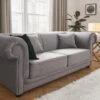 Very Home Salvador 3 Seater Fabric Sofa -Oleu Furniture Shop VOOLT SQ1 0000000005 GREY RSr