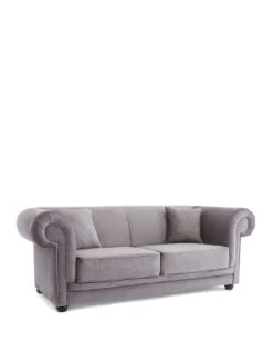 Very Home Salvador 3 Seater Fabric Sofa -Oleu Furniture Shop VOOLT SQ3 0000000005 GREY SLa