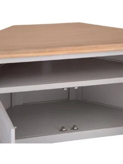 K-Interiors Fina Corner Tv Unit -Oleu Furniture Shop VOTG4 SQ4 0000000005 GREY SLd