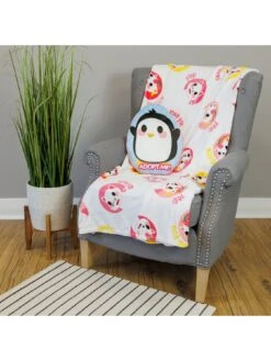 Adopt Me Hugs Fleece Blanket - Pink -Oleu Furniture Shop VOWMZ SQ7 0000000063 PINK SLd4