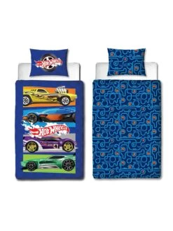 Hot Wheels Single Panel Duvet Cover Set - Multi -Oleu Furniture Shop VOWN4 SQ4 0000000029 MULTI SLd1