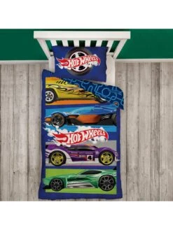 Hot Wheels Single Panel Duvet Cover Set - Multi -Oleu Furniture Shop VOWN4 SQ7 0000000029 MULTI SLd4