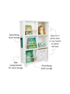 Great Little Trading Co. Wonderland Children's Bookcase -Oleu Furniture Shop VPJTZ SQ3 0000000013 WHITE SLa