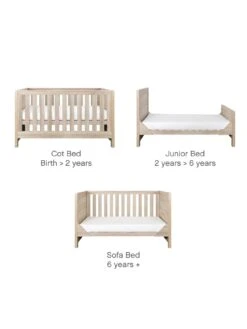 Tutti Bambini Modena 2 Piece Furniture Set - Oak (Cot Bed, Sprung Mattresss And Chest Changer) 15 Tutti Bambini Modena 2 Piece Furniture Set - Oak (Cot Bed, Sprung Mattresss And Chest Changer) -Oleu Furniture Shop VQ2VB SQ7 0000000006 OAK DGy