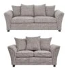 Dury Chunky Weave 3 + 2 Seater Sofa Set (Buy And SAVE!)  - FSC® Certified -Oleu Furniture Shop VQQP0 SQ1 0000000005 GREY RSr