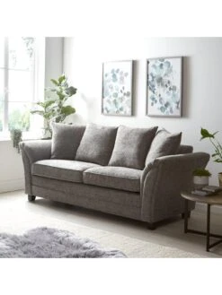 Dury Chunky Weave 3 + 2 Seater Sofa Set (Buy And SAVE!)  - FSC® Certified -Oleu Furniture Shop VQQP0 SQ6 0000000005 GREY SLd2