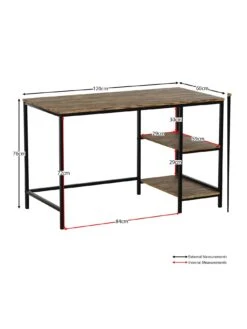 Vida Designs Brooklyn Desk 14 Vida Designs Brooklyn Desk -Oleu Furniture Shop VR61U SQ6 0000001206 DARK WOOD SLd2