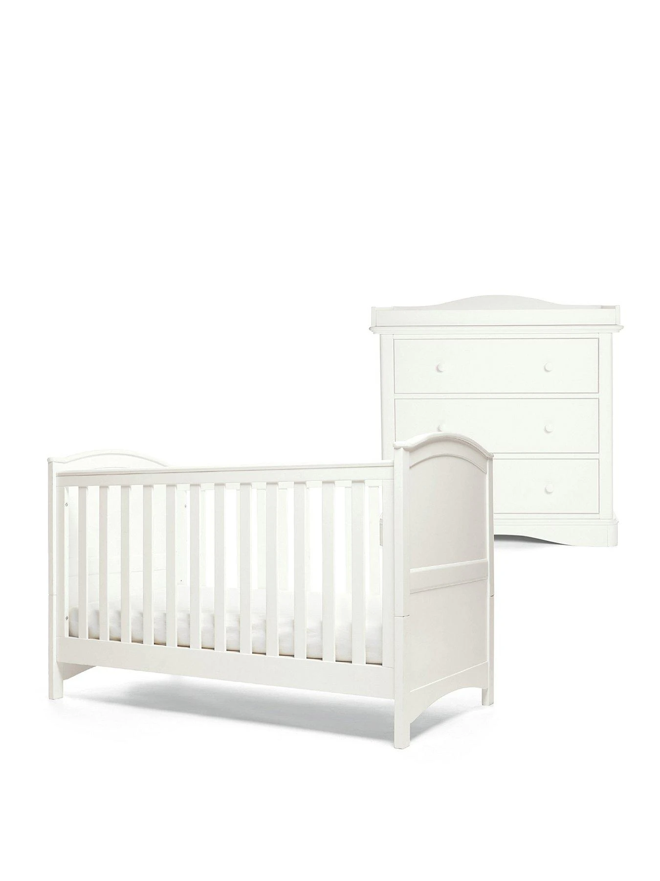 Mamas & Papas Flyn 2 Piece Furniture Set- White 4 Mamas & Papas Flyn 2 Piece Furniture Set- White - Image 2
