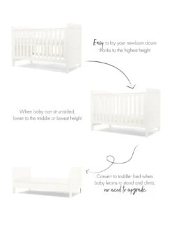Mamas & Papas Hampden 3 Piece Furniture Range- White 10 Mamas & Papas Hampden 3 Piece Furniture Range- White -Oleu Furniture Shop VRCVF SQ4 0000000013 WHITE SLd