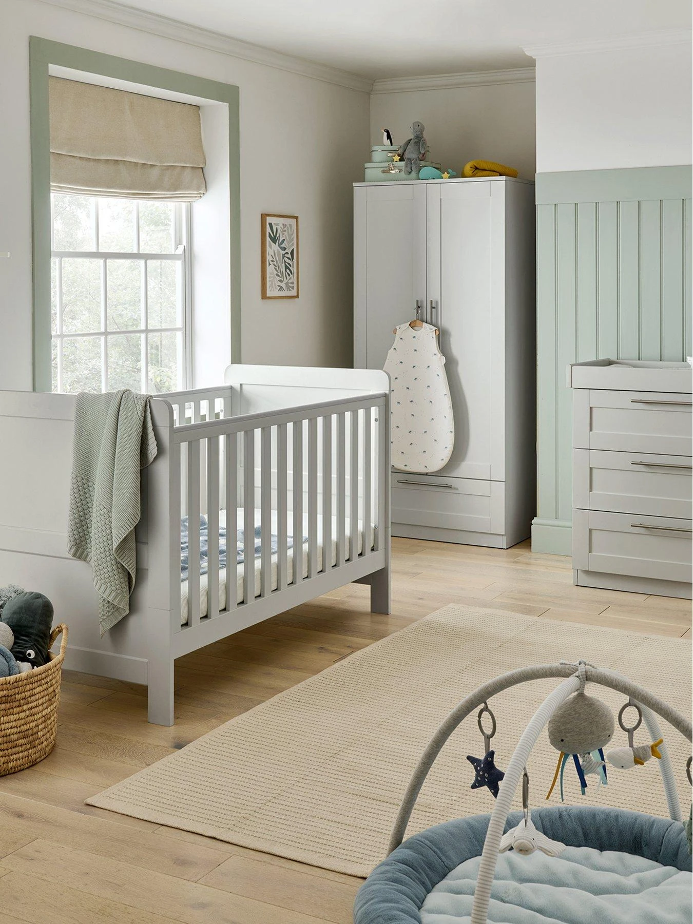 Mamas & Papas Hampden 3 Piece Furniture Range- Grey 3 Mamas & Papas Hampden 3 Piece Furniture Range- Grey