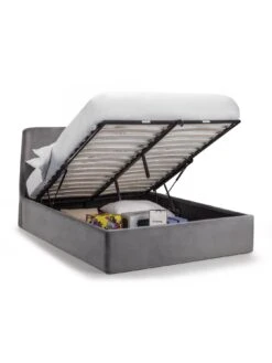 Julian Bowen Frida Double Storage Ottoman Bed -Oleu Furniture Shop VRRLR SQ4 0000000005 GREY SLd1