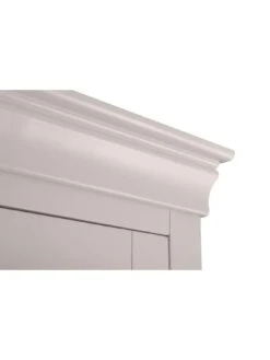 Julian Bowen Clermont 2 Door 1 Drawer Wardrobe 12 Julian Bowen Clermont 2 Door 1 Drawer Wardrobe -Oleu Furniture Shop VRRMD SQ5 0000000215 LIGHT GREY SLd1