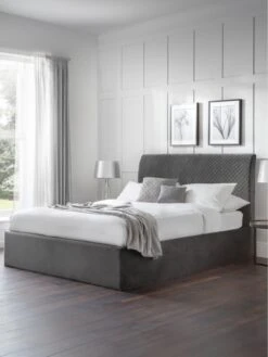 Julian Bowen Sanderson Double Diamond Quilted Ottoman Bed