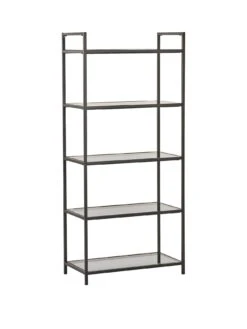 Julian Bowen Chicago Tall Bookcase 9 Julian Bowen Chicago Tall Bookcase -Oleu Furniture Shop VRROF SQ3 0000000004 BLACK SLa