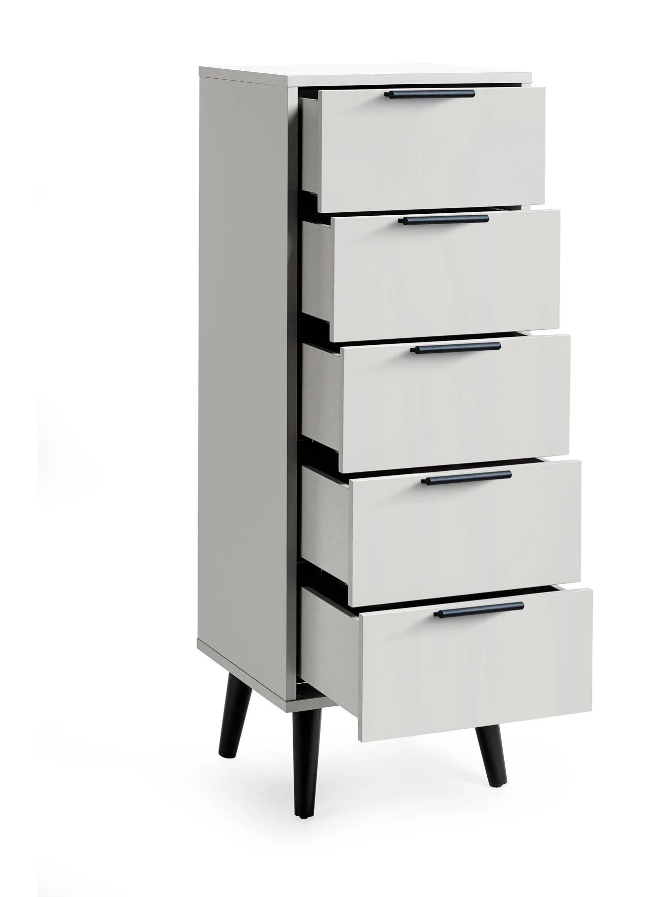 Julian Bowen Alba 5 Drawer Narrow Chest 5 Julian Bowen Alba 5 Drawer Narrow Chest - Image 3