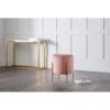 Julian Bowen Harrogate Stool - Pink -Oleu Furniture Shop VRRPC SQ1 0000000063 PINK RSr