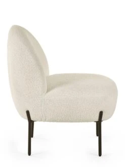 Julian Bowen Lulu Boucle Accent Chair - Ivory -Oleu Furniture Shop VRRPK SQ4 0000000168 IVORY SLd