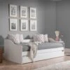 Julian Bowen Elba Daybed Frame With Guest Bed - White -Oleu Furniture Shop VRRPX SQ1 0000000013 WHITE RSr